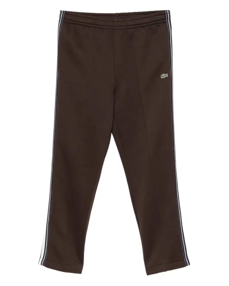 Lacoste Hose mit Logo-Stickerei - Braun Braun