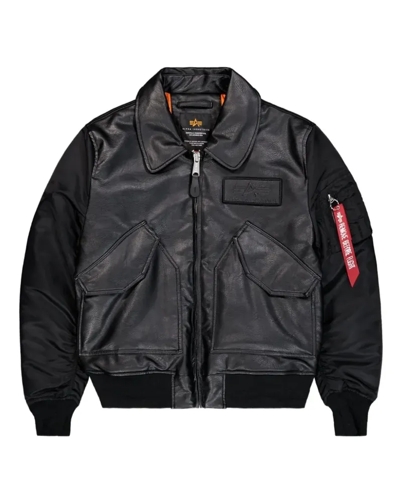 Alpha Industries CWU MOD bomber jacket - Schwarz Schwarz