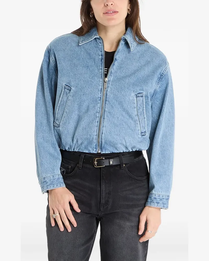 Michael Kors Jeansjacke mit Reißverschluss - Blau Blau