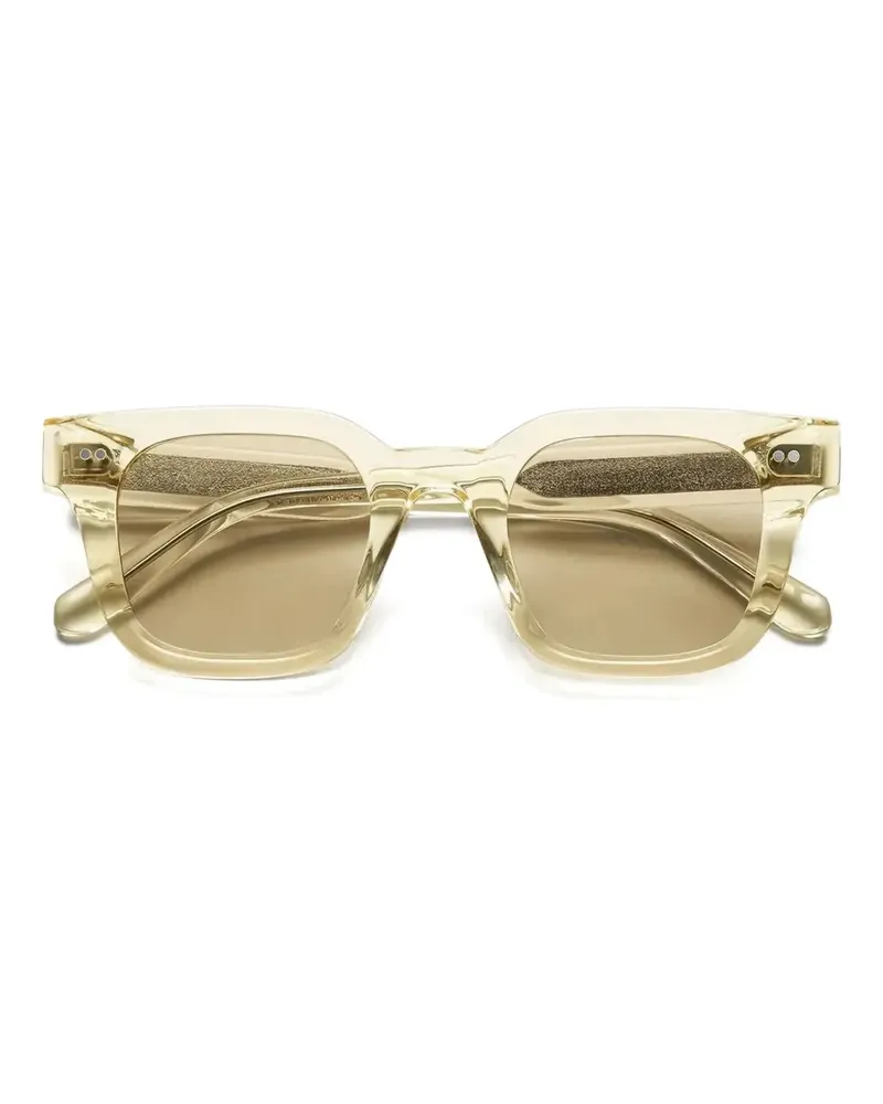CHIMI Sonnenbrille mit eckigem Gestell - Gelb Gelb