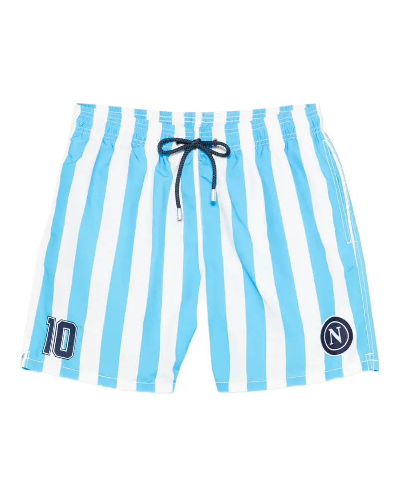 MC2 Saint Barth striped swim shorts - Blau Blau