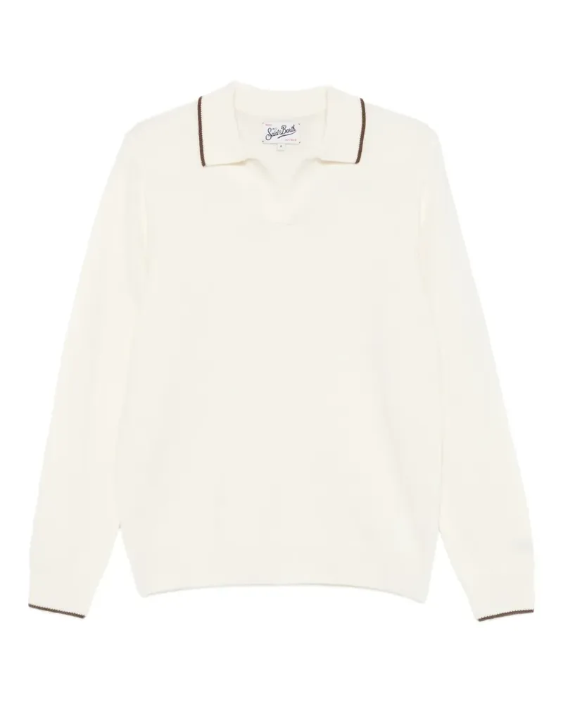MC2 Saint Barth Pullover mit Kontrastdetails - Nude Nude