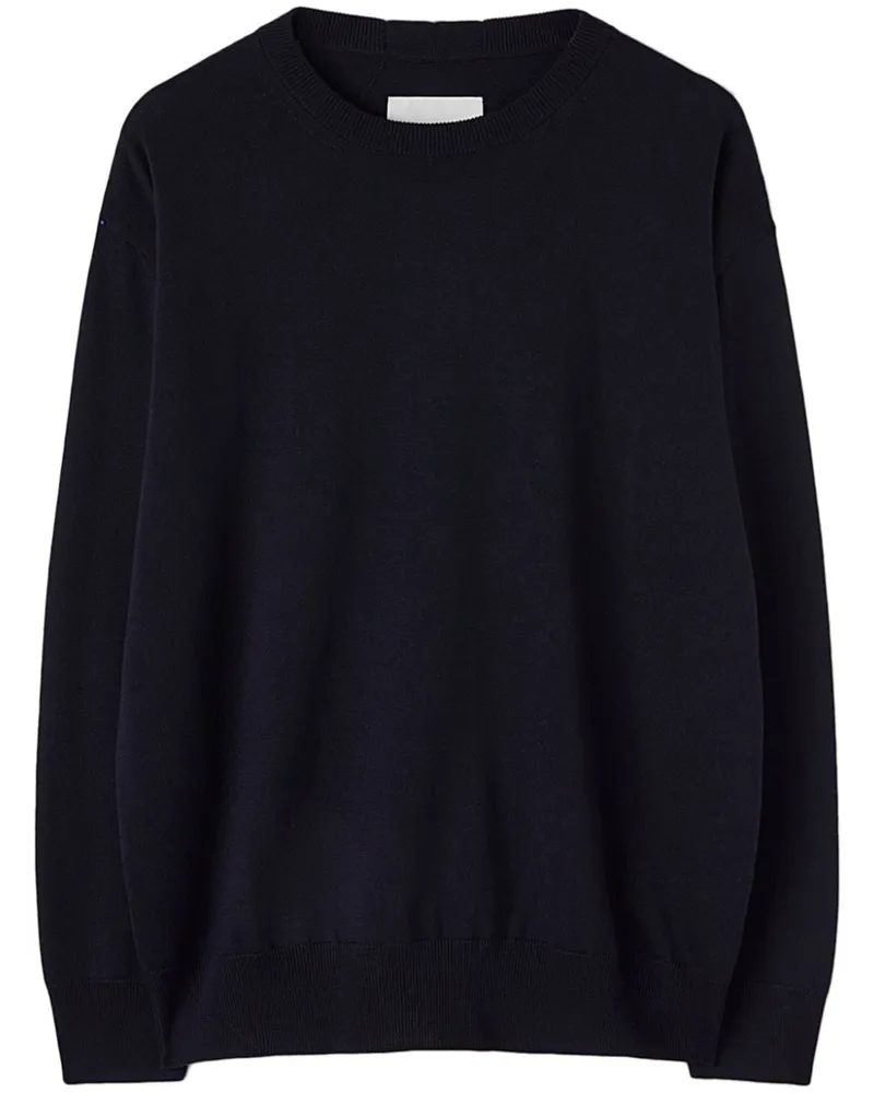Jil Sander Pullover mit rundem Ausschnitt - Blau Blau
