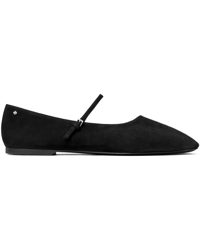 Tory Burch Ballerinas aus Wildleder - Schwarz Schwarz