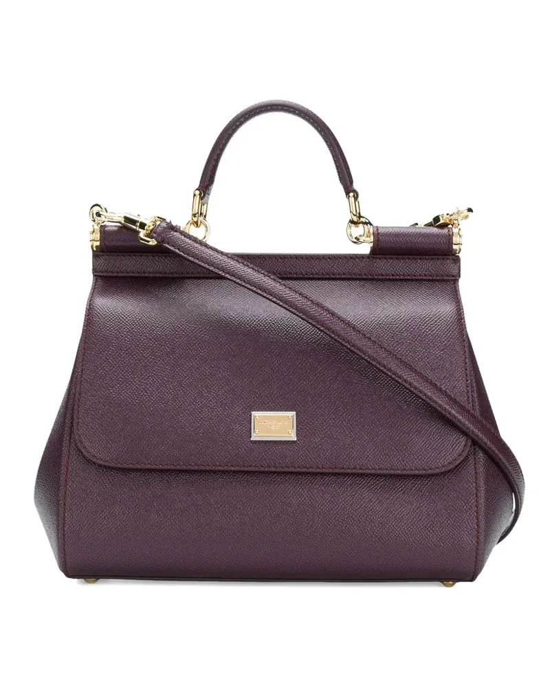 Dolce & Gabbana Große Sicily Handtasche - Rosa Rosa