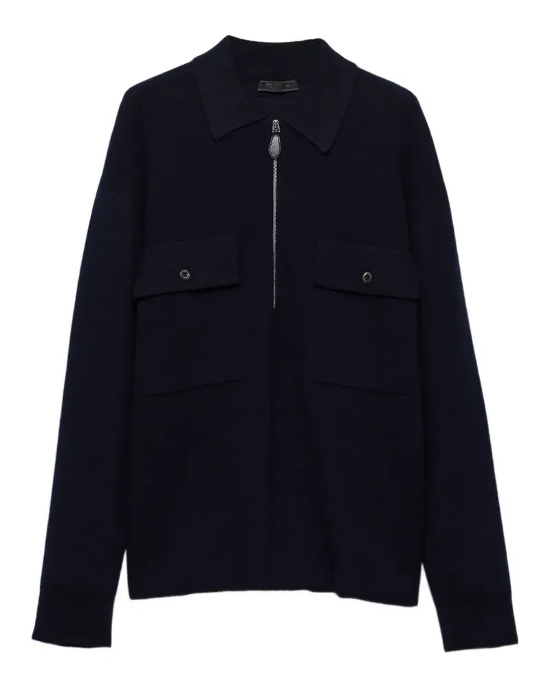 Prada Cashmere polo shirt - Blau Blau