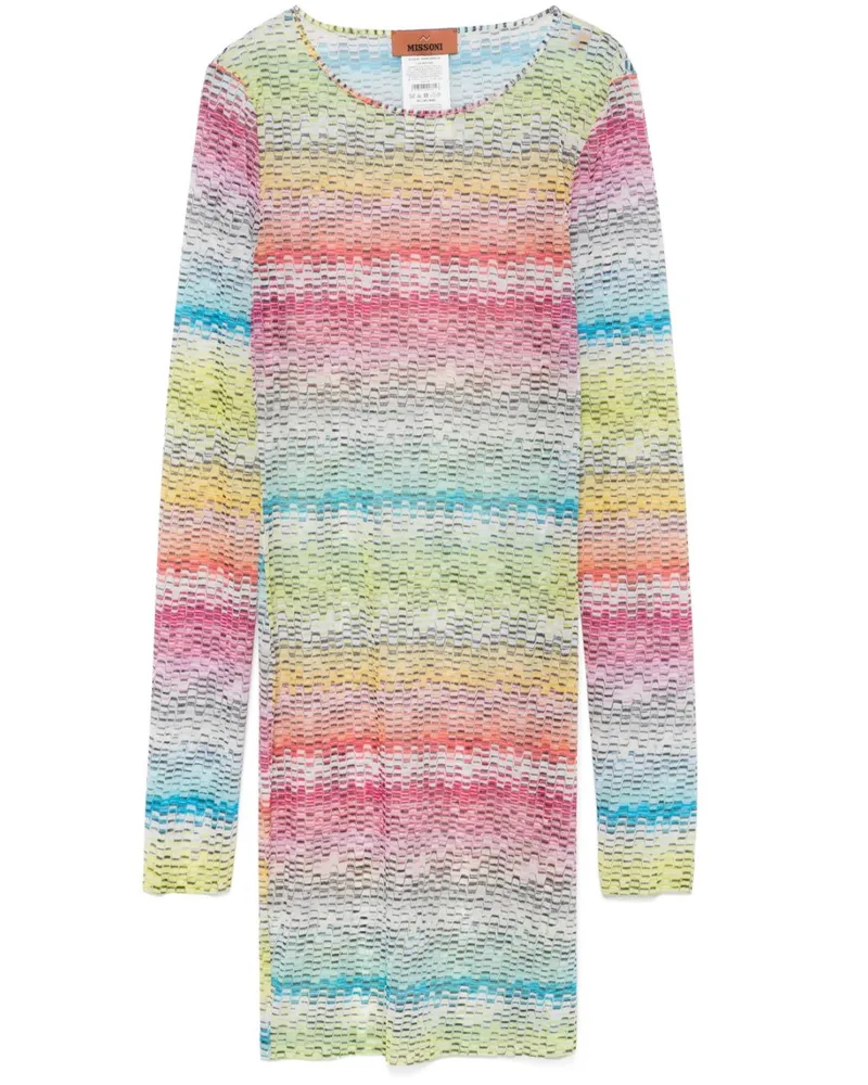 Missoni Minikleid mit Zickzackmuster - Gelb Gelb