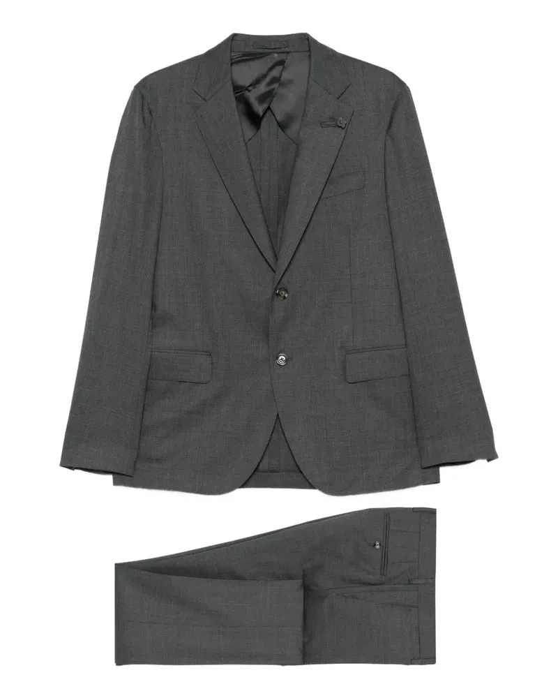 LARDINI Anzug mit Knopfverschluss - Grau Grau