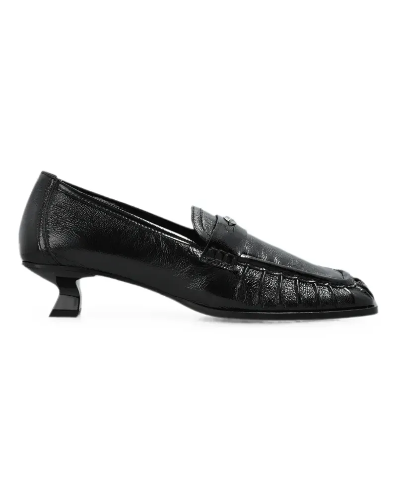Diesel D-Amber Pumps aus Lackleder - Schwarz Schwarz