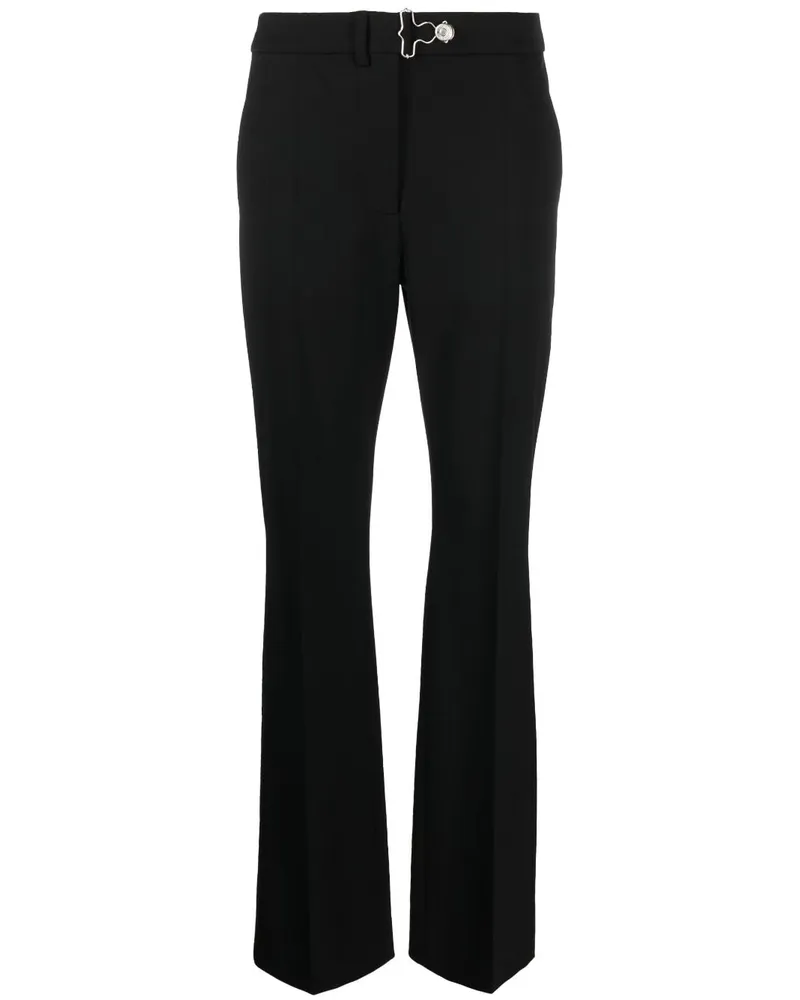 Moschino Ausgestellte Hose - Schwarz Schwarz