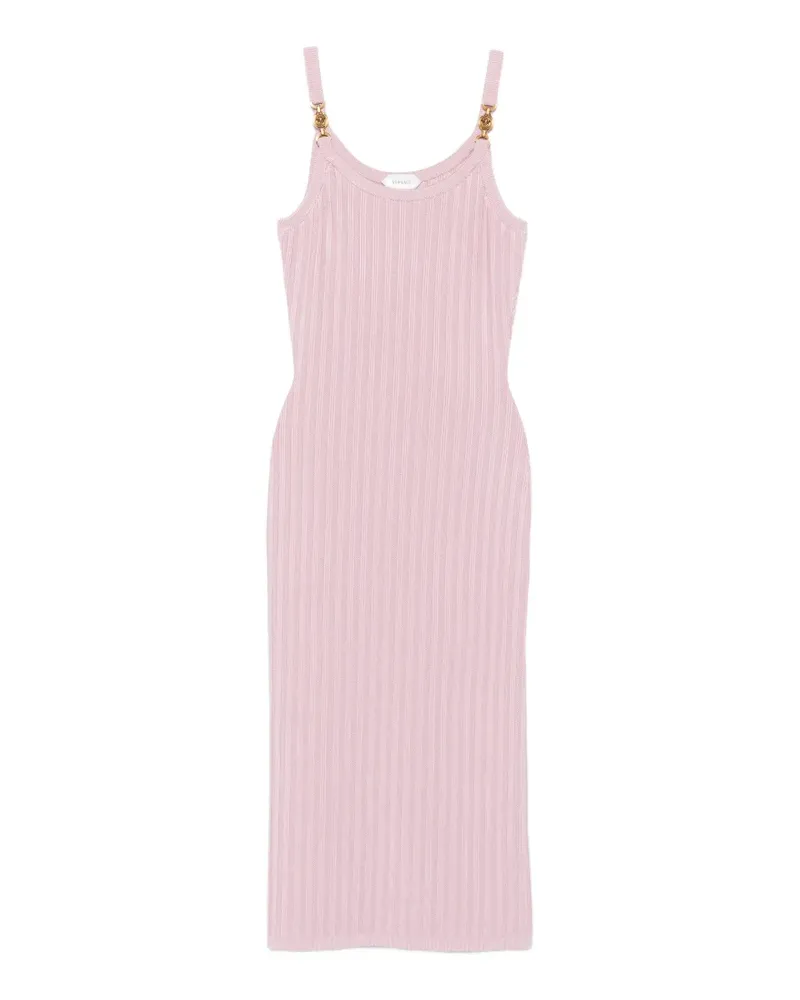 Versace Medusa rib-knit midi dress - Rosa Rosa