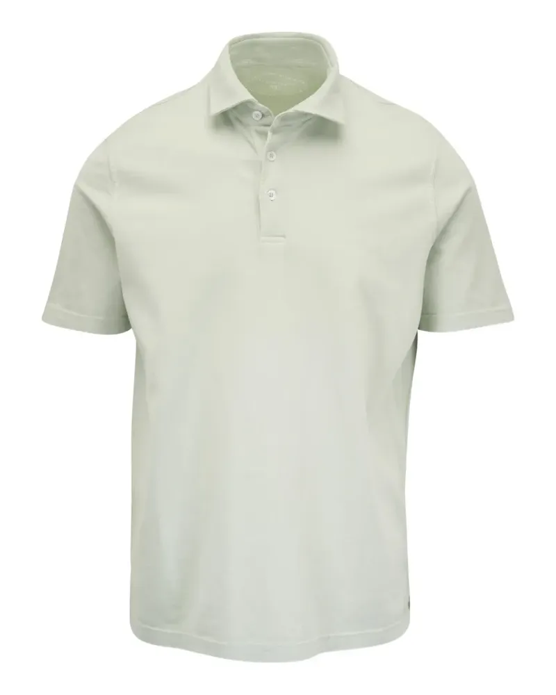 Fedeli short-sleeve cotton polo shirt - Grün Grün