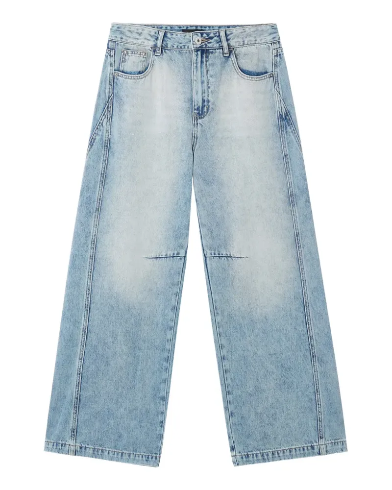 Tout a Coup Jeans mit ausgewaschenem Effekt - Blau Blau