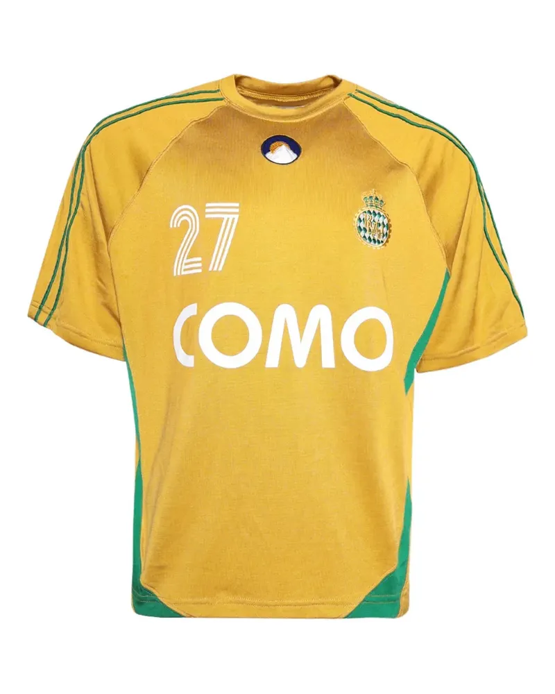 RHUDE 27 T-Shirt aus Jersey - Gelb Gelb