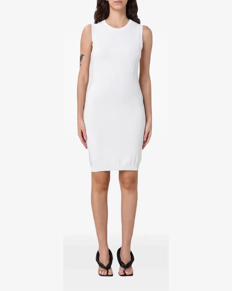 Emporio Armani Gestricktes Kleid - Weiß Weiß