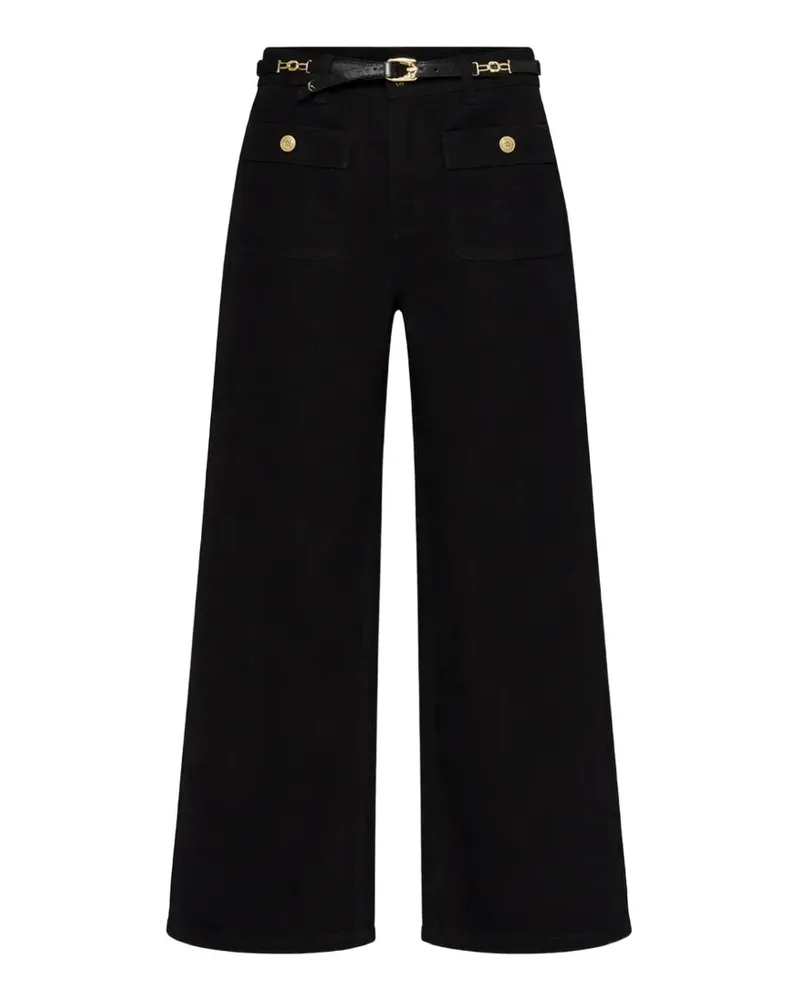 Maje Jeans mit Gürteltasche - Schwarz Schwarz