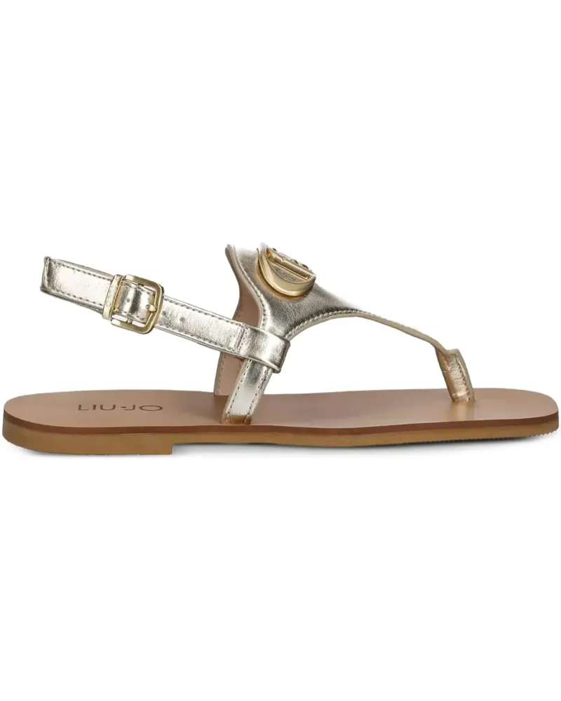 Liu Jo Sandalen im Metallic-Look - Gold Gold