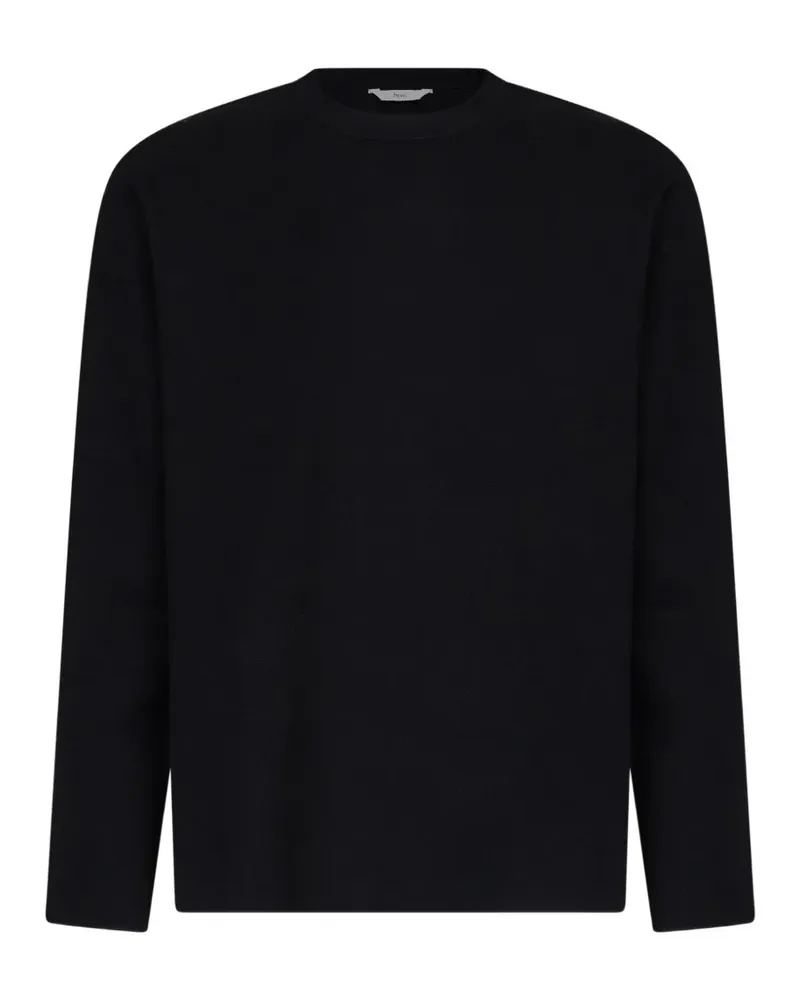 Hevò Fiumara Pullover mit rundem Ausschnitt - Schwarz Schwarz