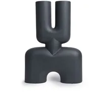 Mittelgroße Cobra Double Vase 47cm - Schwarz