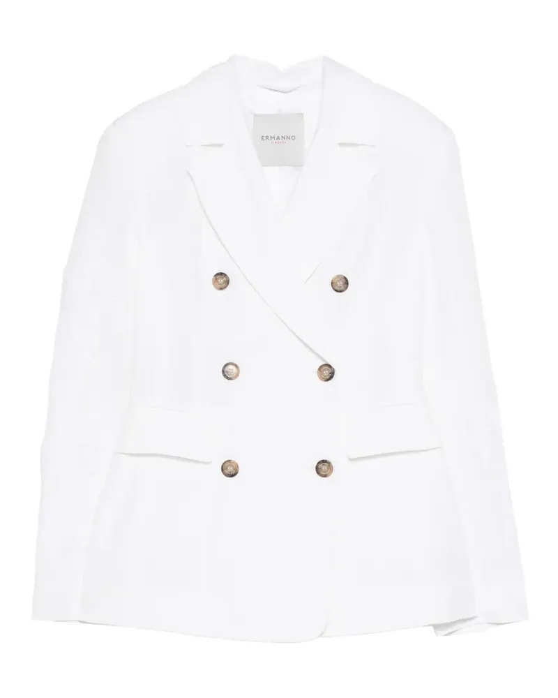 Ermanno Scervino Doppelreihiges Sakko - Weiß Weiß