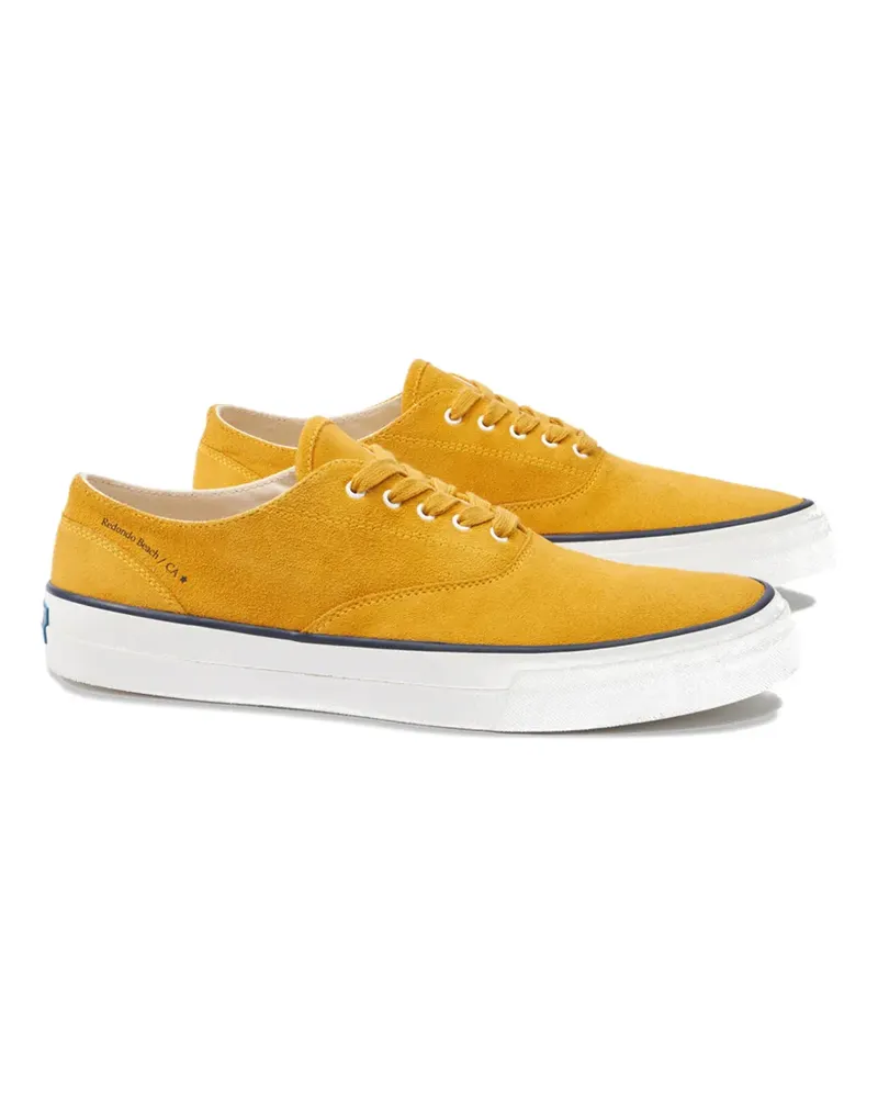 Fortela lace-up redondo suede trainers - Gelb Gelb