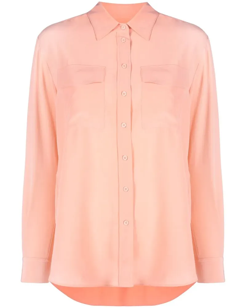 HUGO BOSS C_Biventi_3 Seidenhemd - Orange Orange