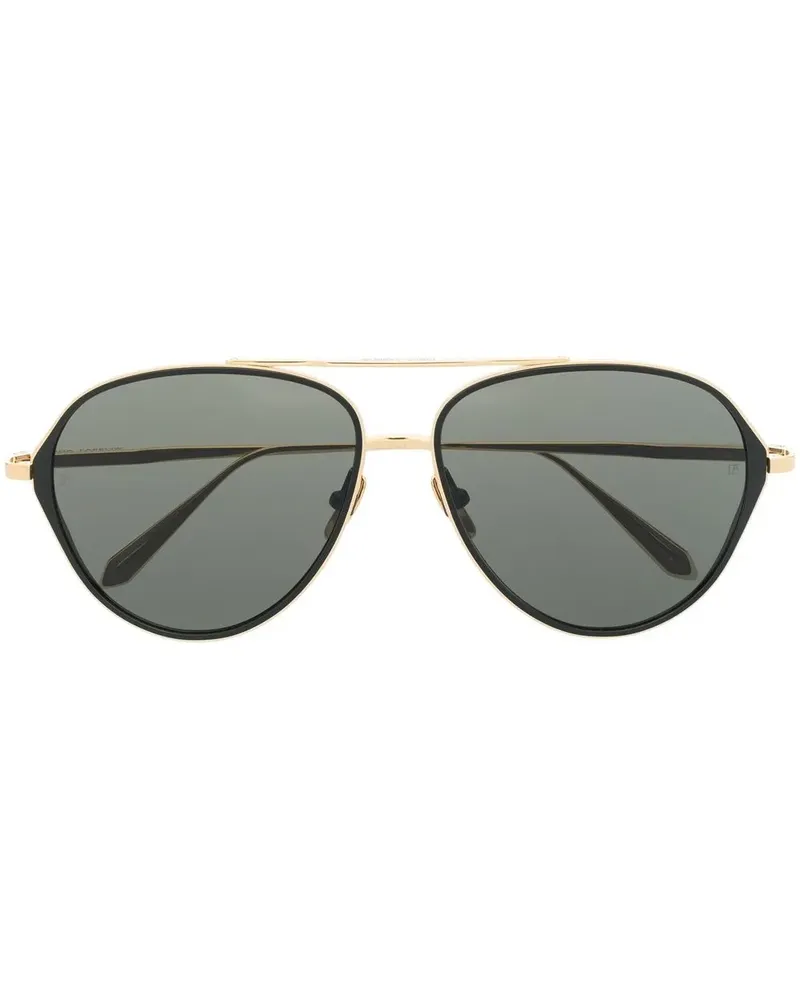Linda Farrow Noa Oversized-Sonnenbrille - Gold Gold