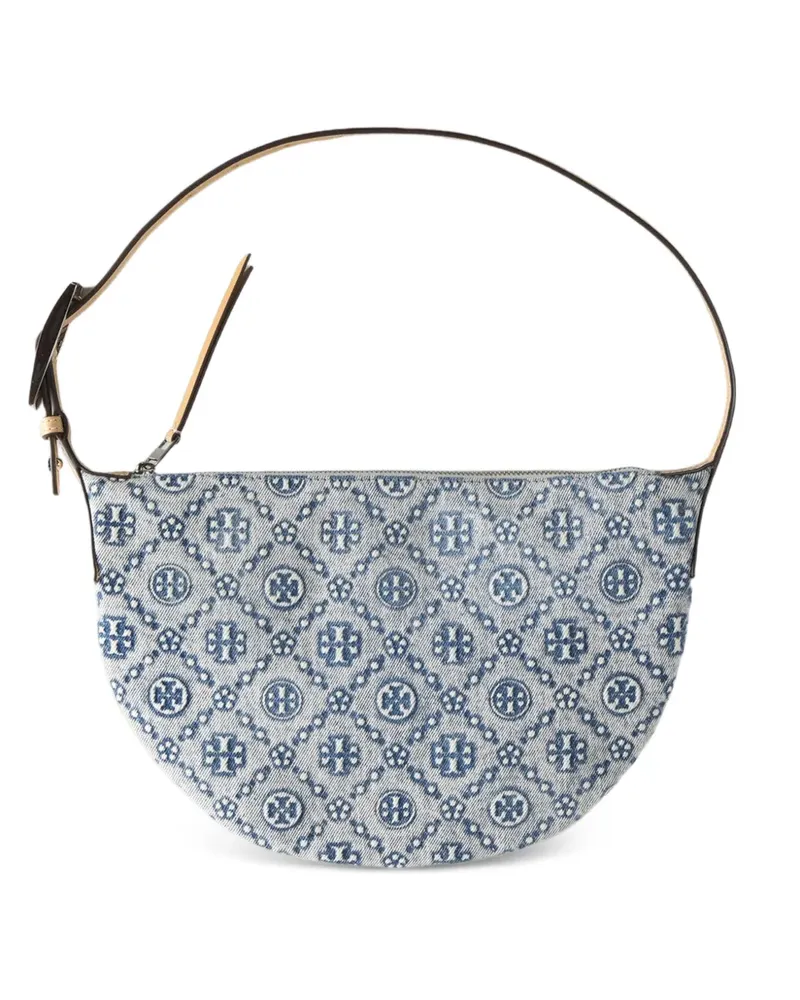 Tory Burch Kleiner Tote Bag mit Logo - Blau Blau