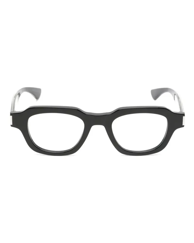 Saint Laurent Brille mit geometrischem Gestell - Schwarz Schwarz