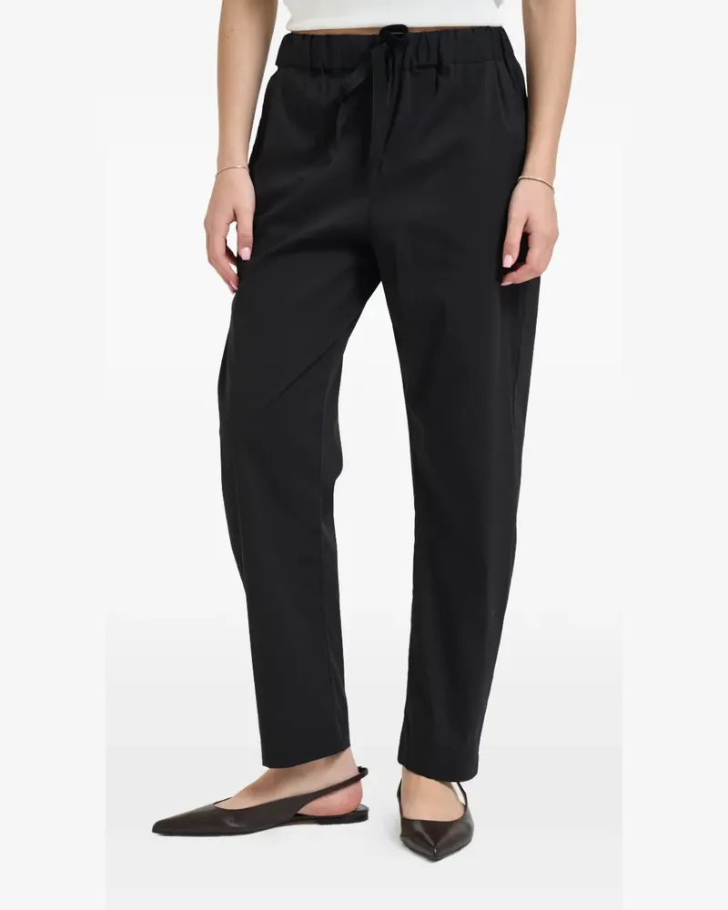 Semicouture drawstring-waistband trousers - Schwarz Schwarz