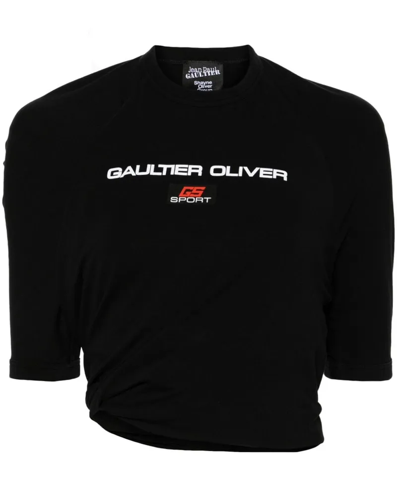 Jean Paul Gaultier x Shayne Oliver T-Shirt Schwarz