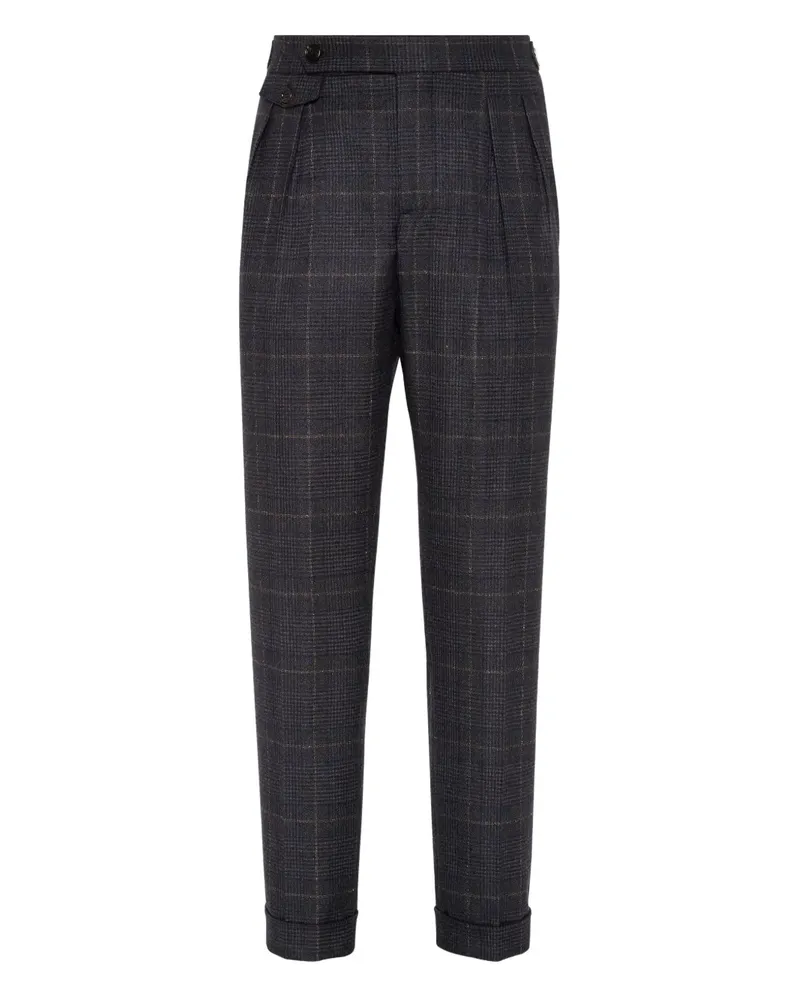 Brunello Cucinelli Plissierte Hose - Grau Grau