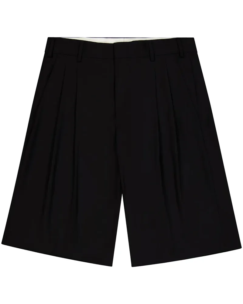 Laneus Shorts mit weitem Bein - Schwarz Schwarz