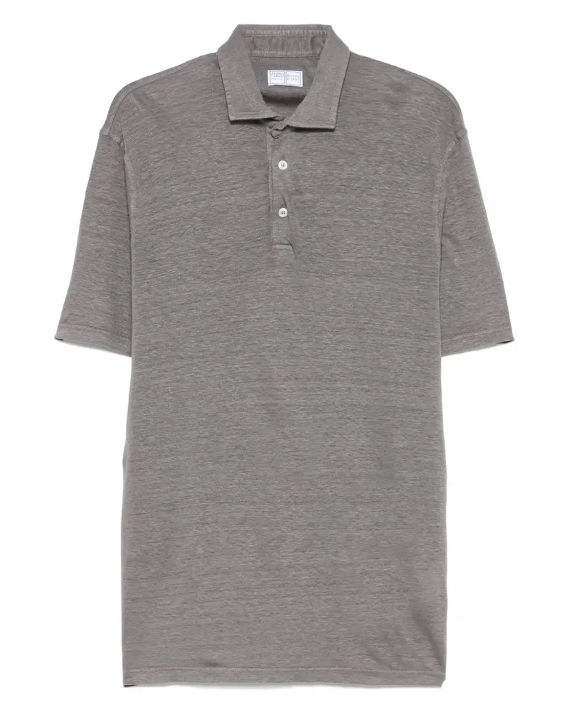 Fedeli Kurzärmeliges Poloshirt - Grau Grau