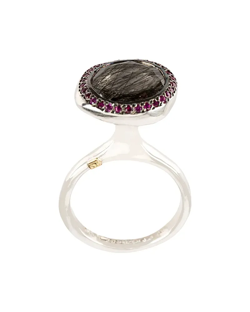 Rosa Maria Verzierter Ring - Grau Grau