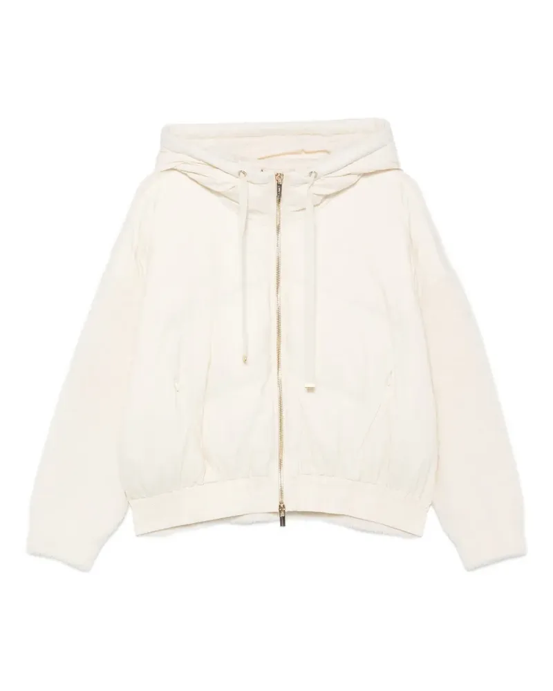 Twin-Set Hoodie mit gefüttertem Einsatz - Nude Nude