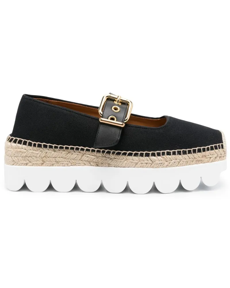 Marni Mary Janes aus Canvas - Schwarz Schwarz