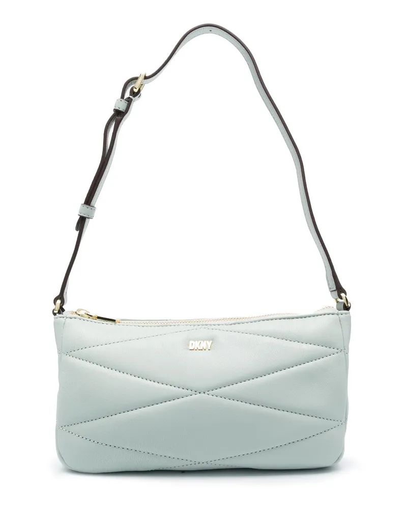 DKNY Gesteppte Schultertasche - Grau Grau