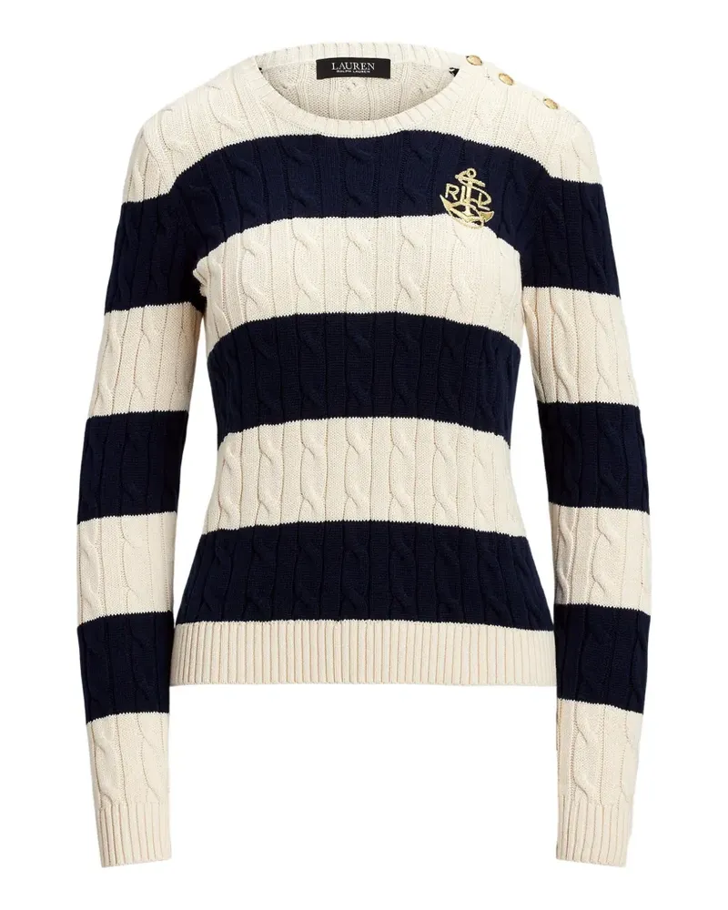 Ralph Lauren cable-knit striped sweater - Blau Blau