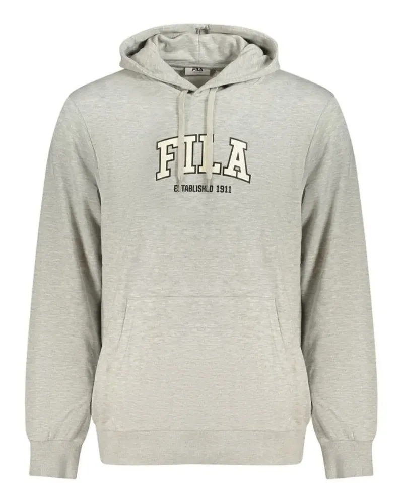 Fila Hoodie mit Logo-Print - Grau Grau