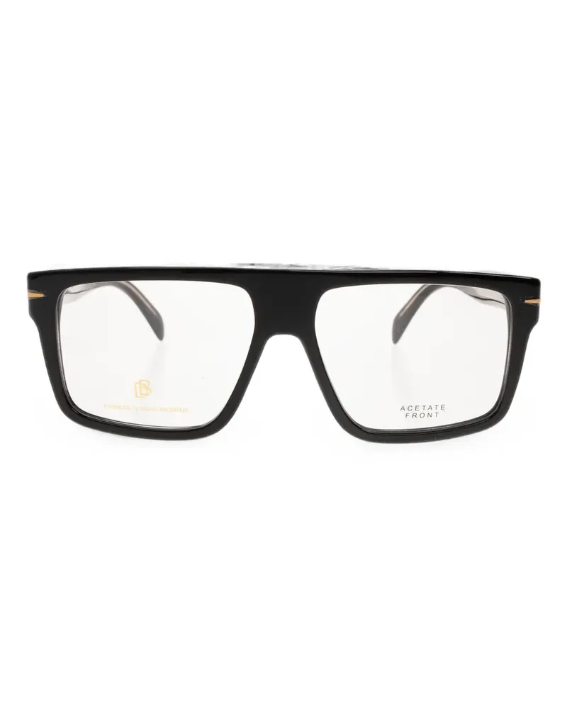 EYEWEAR by DAVID BECKHAM Brille mit eckigem Gestell - Schwarz Schwarz
