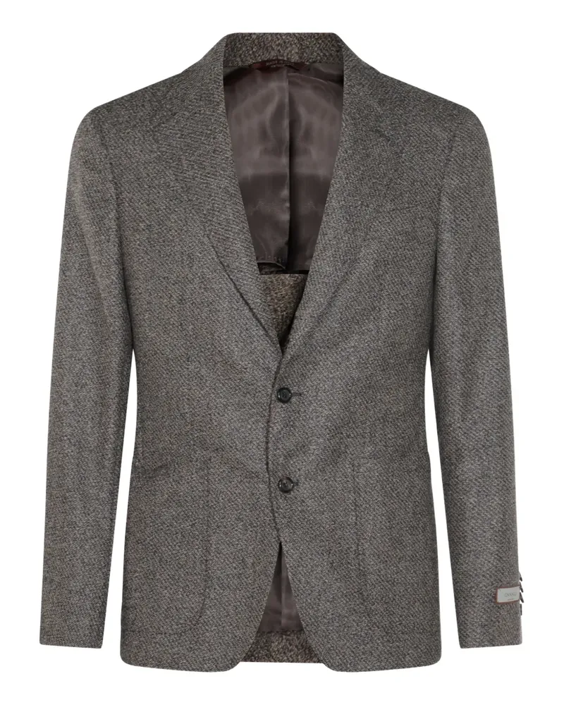 Canali Einreihiges Sakko - Grau Grau