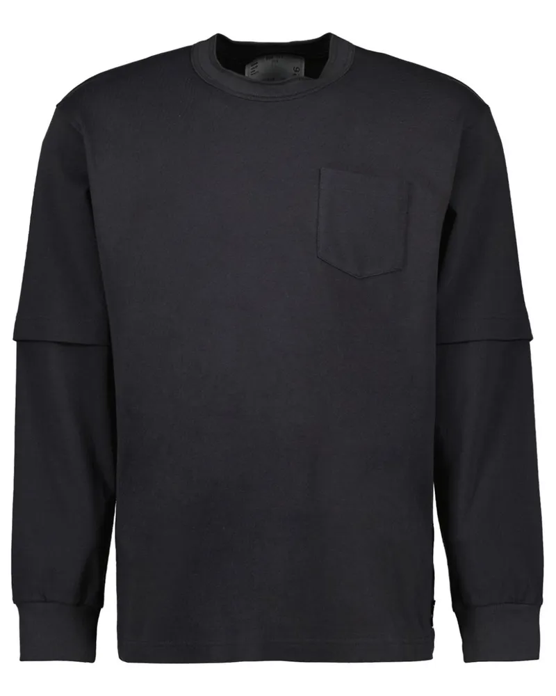 Sacai Sweatshirt mit Taschendetail - Grau Grau
