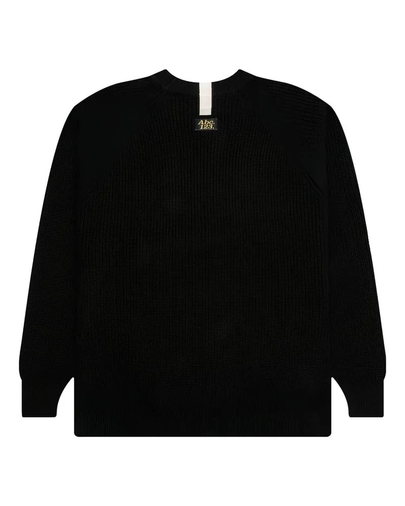 Abc. Gerippter Pullover - Schwarz Schwarz