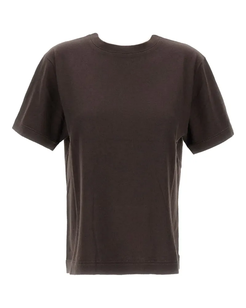 extreme cashmere T-Shirt mit Rundhalsausschnitt - Braun Braun