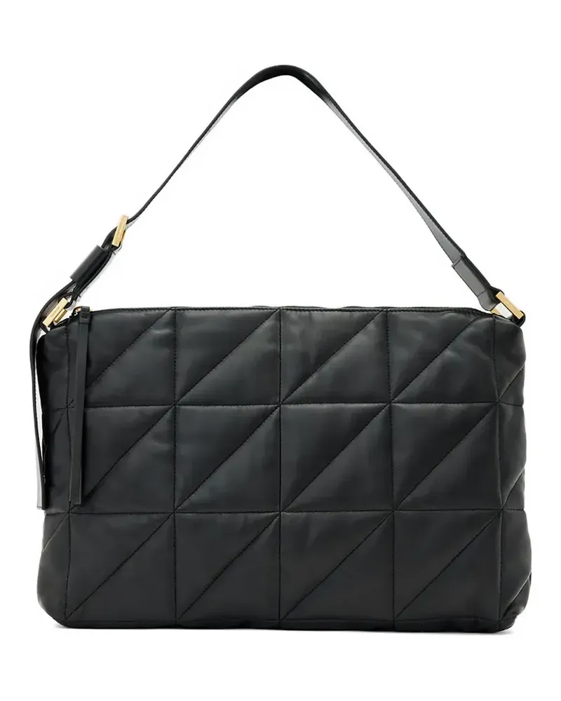 AllSaints Edbury Tote Bag mit Steppung - Schwarz Schwarz