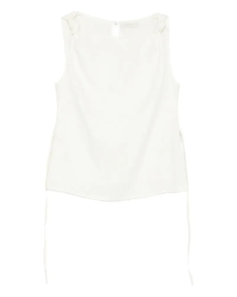 Faithfull The Brand Flor Oberteil mit Knotendetail - Weiß Weiß