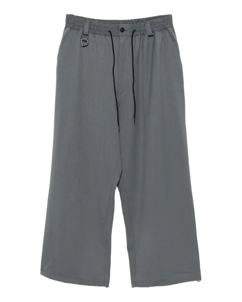 Y-3 x Yohji Yamamoto Hose mit Kordelzug - Grau Grau