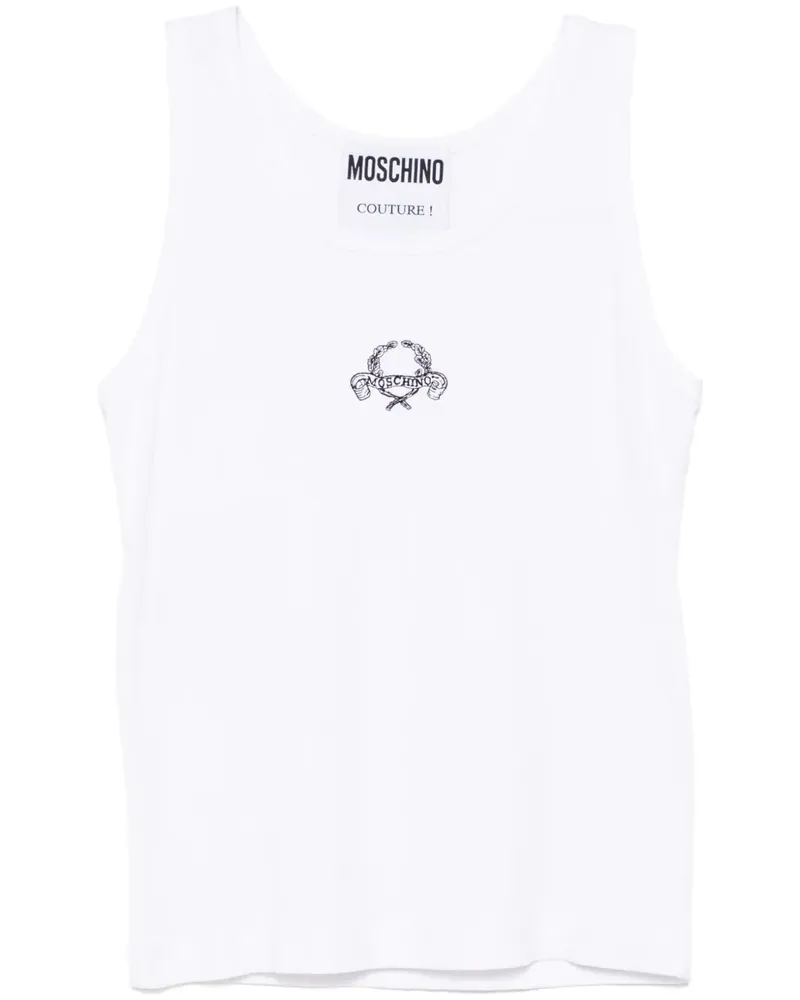 Moschino Pullunder mit lockerem Schnitt - Weiß Weiß