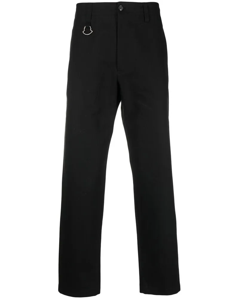 Moncler Hose mit geradem Bein - Schwarz Schwarz